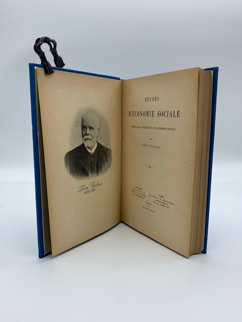 Etudes d'economie sociale. (Theorie de la repartition de la richesse sociale)